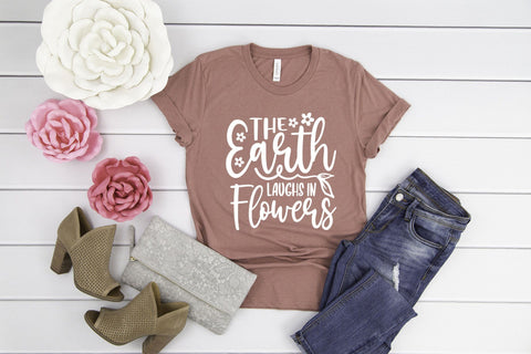 Spring SVG| The Earth Laughs In Flowers| Flowers SVG SVG CraftLabSVG 