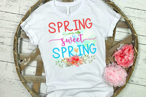 Spring Sweet Spring I Spring Sublimation I Spring PNG Sublimation Happy Printables Club 