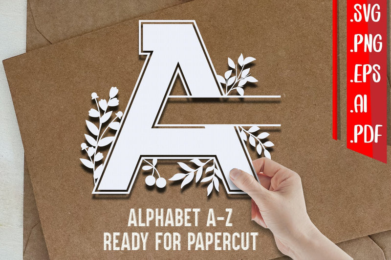 Spring Time Alphabet A-Z - svg eps ai png pdf SVG zafrans studio 