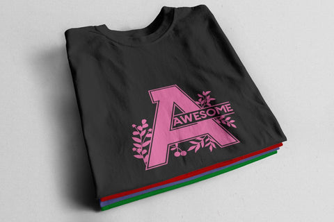 Spring Time Alphabet A-Z - svg eps ai png pdf SVG zafrans studio 