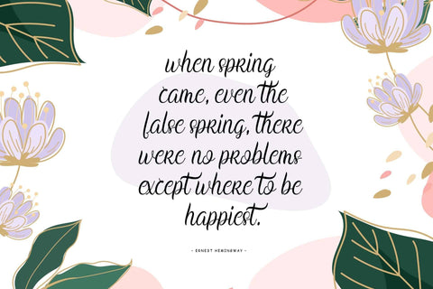 Spring Time Font love script 