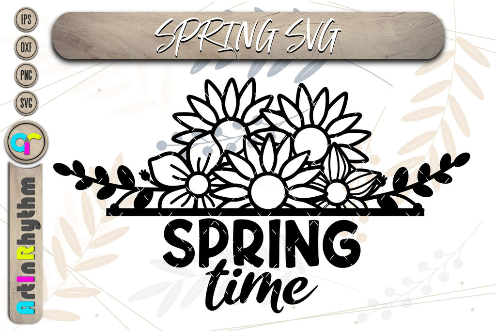 Spring time sunflower svg - So Fontsy