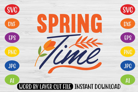 Spring Time SVG SVG MStudio 