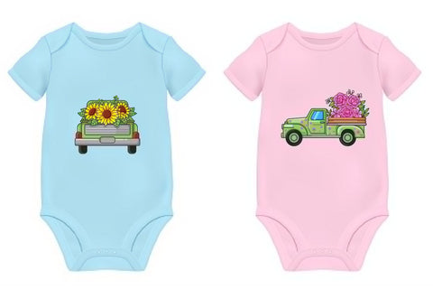 Spring Truck with Flowers Sublimation & svg cut file Sublimation dadan_pm 