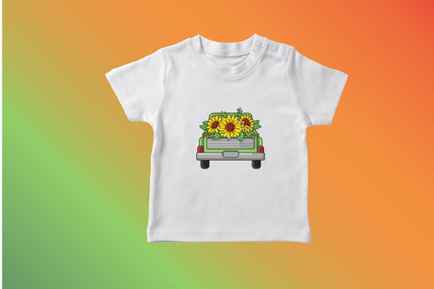 Spring Truck with Flowers Sublimation & svg cut file Sublimation dadan_pm 