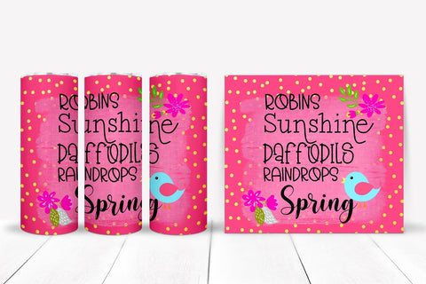 Spring Tumbler Sublimation I 20 Oz Spring Skinny Tumbler Sublimation Happy Printables Club 