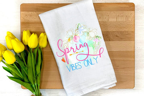 Spring Vibes Only I Spring Sublimation I Spring PNG Sublimation Happy Printables Club 