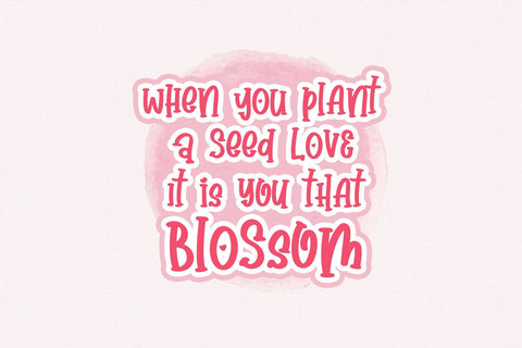 Spring Whisper - Handwritten Crafty Font Font Dm Letter Studio 