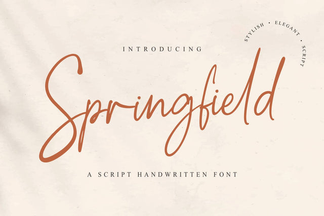 Springfield Font Mozarella 