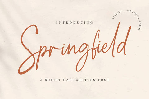 Springfield Font Mozarella 
