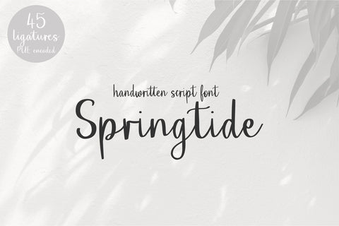 Springtide Font Sunday Nomad 