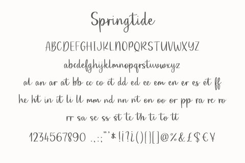 Springtide Font Sunday Nomad 