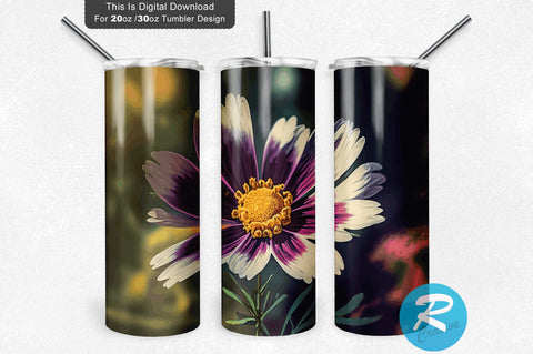 Springtime Flower 20 oz / 30 oz Tumbler PNG Sublimation Regulrcrative 