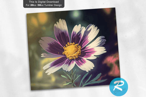 Springtime Flower 20 oz / 30 oz Tumbler PNG Sublimation Regulrcrative 