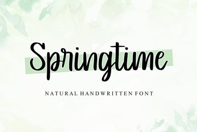 Springtime Font Afandi Studio 