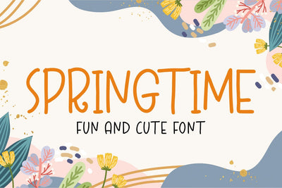 SPRINGTIME Font Mozarella 