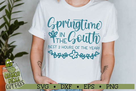 Springtime in the South Funny SVG Cut File SVG Crunchy Pickle 