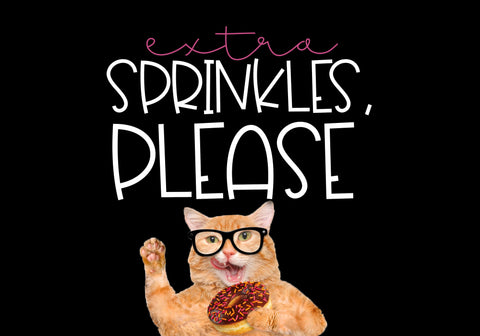 Sprinkled Donut - Cute Handwritten Font Font KA Designs 