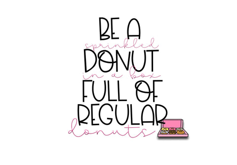 Sprinkled Donut - Cute Handwritten Font Font KA Designs 