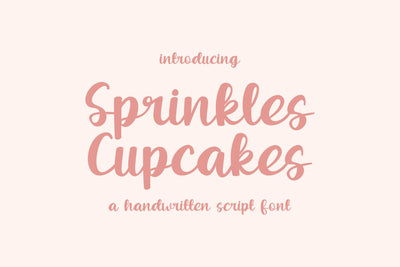 Sprinkles Cupcakes Font Irvan Randi 