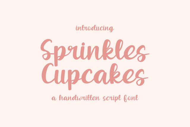 Sprinkles Cupcakes Font Irvan Randi 