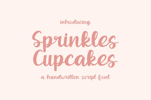Sprinkles Cupcakes Font Irvan Randi 