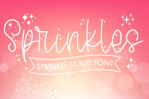 Sprinkles - Script Font With Doodles Font Freeling Design House 