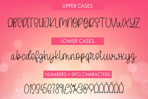 Sprinkles - Sprinkly Script Font With Doodles Font Freeling Design House 