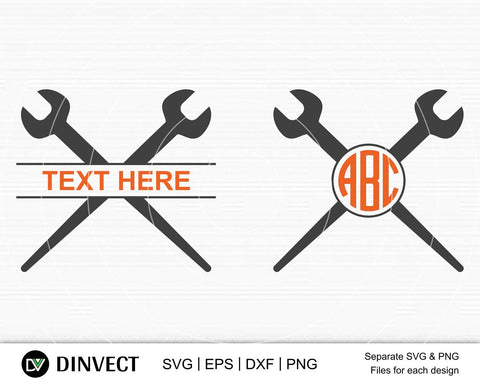 Spud Wrench SVG, Spud Wrench silhouette, tools svg, Ironworker SVG, Spud Wrench Split, Spud Wrench Logo, Spud Wrench Cricut Files, svg, eps SVG Dinvect 