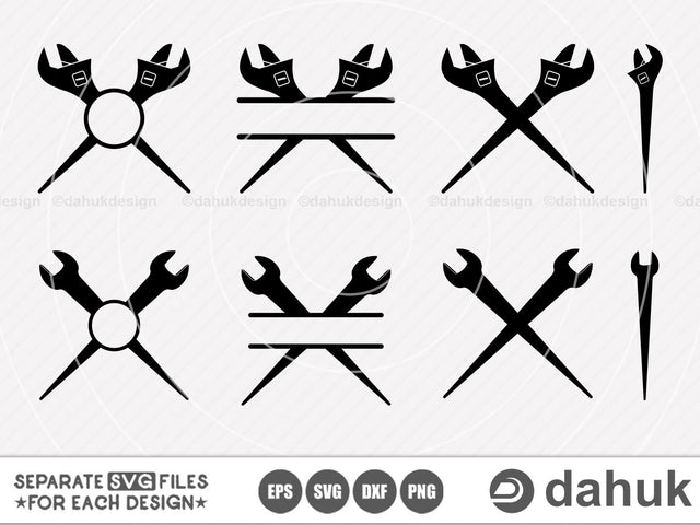 Spud Wrench svg, Spud Wrench Split, Spud Wrench Logo, Spud Wrench clipart, Cut file, for silhouette, clipart, cricut design space SVG dahukdesign 