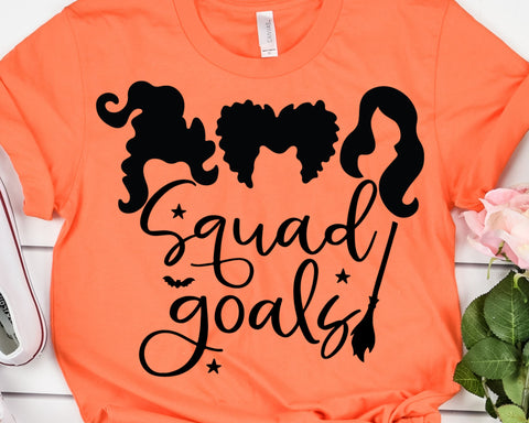 Squad Goals Hocus Pocus SVG - Halloween SVG SVG She Shed Craft Store 