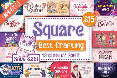 Square Bundle Font Graphicxell 