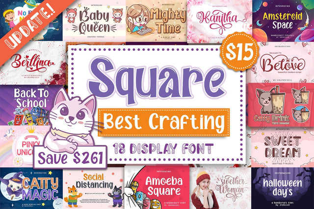 Square Bundle Font Graphicxell 