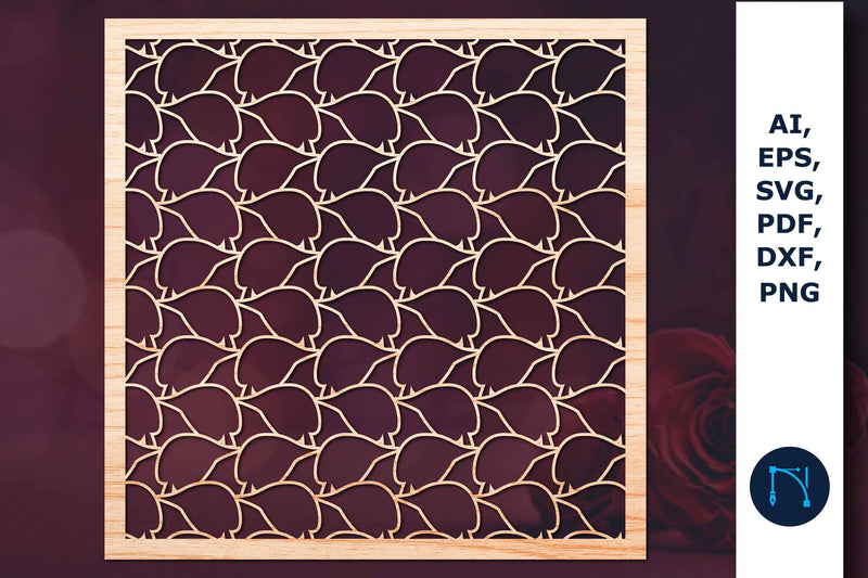 square frames with a floral pattern SVG SVG MD JOYNAL ABDIN 
