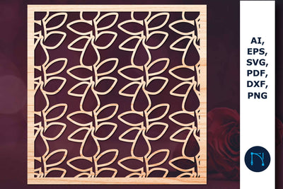 square frames with a floral pattern SVG SVG MD JOYNAL ABDIN 