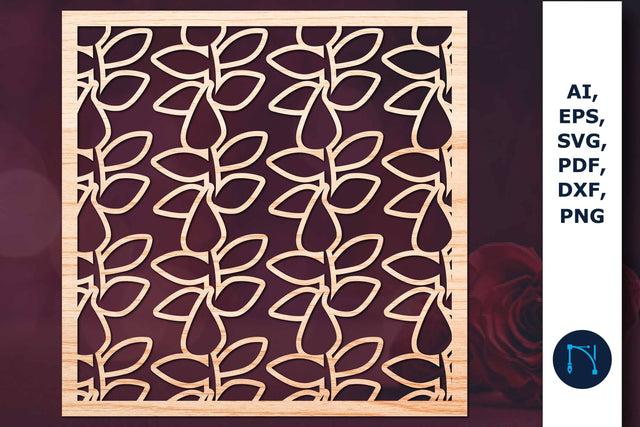 square frames with a floral pattern SVG SVG MD JOYNAL ABDIN 