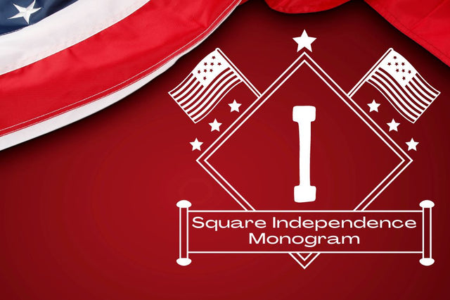 Square Independence Monogram Font Attype studio 