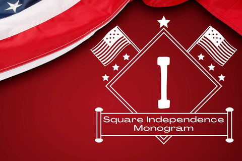 Square Independence Monogram Font Attype studio 