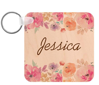 Square Key Chain Wood Sublimation Templates: Unisub Blank Template #4799 SVG Unisub Sublimation 
