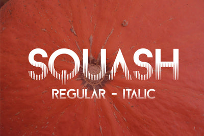 SQUASH EFFECT Font zafrans studio 