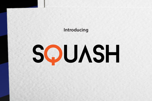 SQUASH Font zafrans studio 