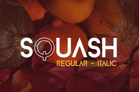 SQUASH Font zafrans studio 