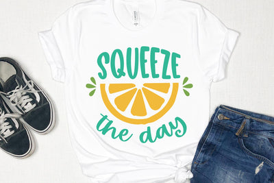 Squeeze the Day | Summer SVG Lemon Design SVG Ikonart Design Shop 