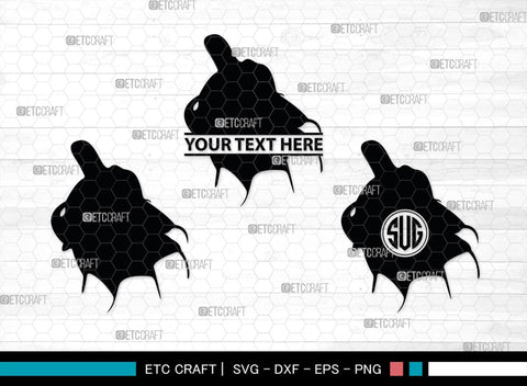Squid Monogram, Squid Silhouette, Squid SVG, Octopus Svg, Kraken Svg, Giant Squid Svg, Sea Monster Svg, SB00324 SVG ETC Craft 