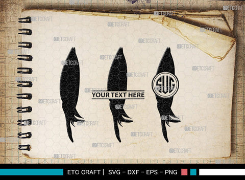 Squid Monogram, Squid Silhouette, Squid SVG, Octopus Svg, Kraken Svg, Giant Squid Svg, Sea Monster Svg, SB00324 SVG ETC Craft 