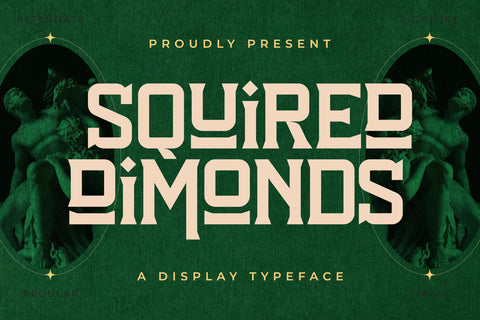 SQUIRED DIMONDS Typeface Font Storytype Studio 