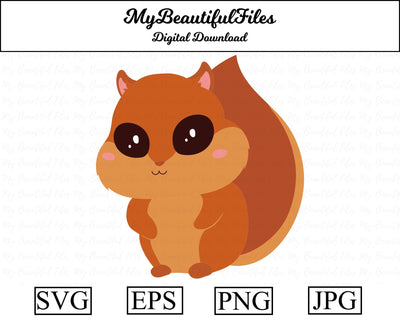 Squirrel - Animal SVG MyBeautifulFiles 