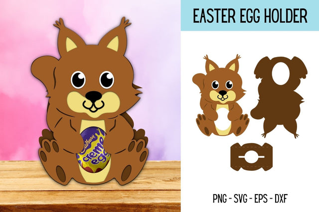 Squirrel Egg Holder SVG SVG SvgOcean 