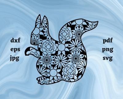Squirrel Mandala SVG Cut File SVG Northern Light SVG 