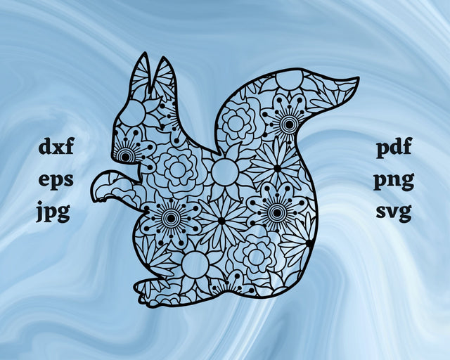 Squirrel Mandala SVG Cut File SVG Northern Light SVG 